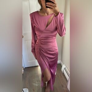 Elegant Pink Maxi Dress